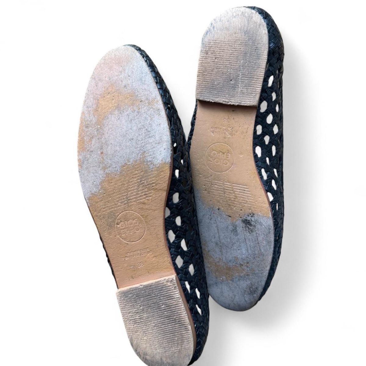 Scarpe da donna: Gioseppo Woven Leather Flats Size 38 Used – Usato da Zürich venduto da ann_in_zuri 3