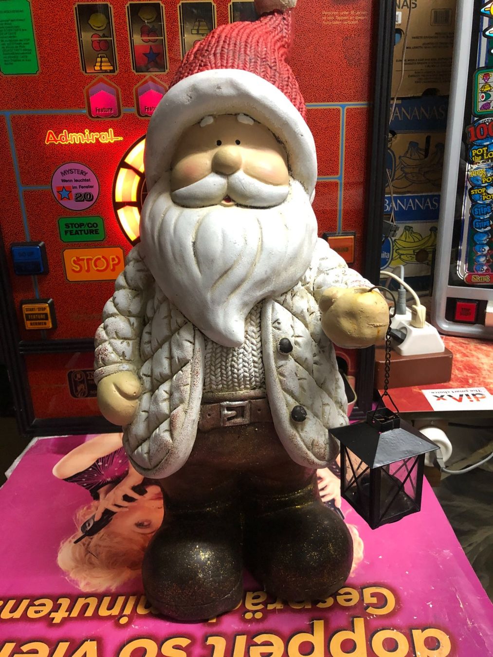 Figuren: grosse schöne Weihnachtsdeko, Samichlaus mit Laterne – Gebraucht aus Zürich von Tivoli2 3