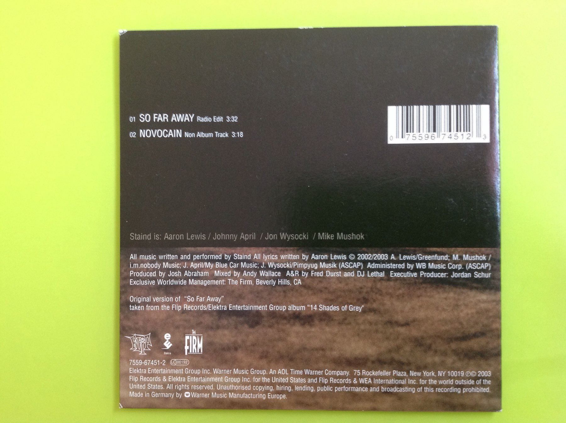 CD: Staind - So Far Away - Single – Nuovo (secondo la descrizione) da Aigle venduto da St_anger 1