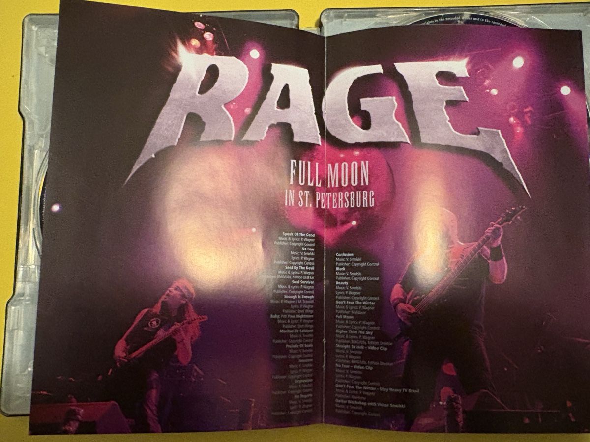 Tutti i DVDs: DVD steelbook RAGE konzert – Nuovo e nell'imballaggio originale da Herzogenbuchsee venduto da warrior77 5