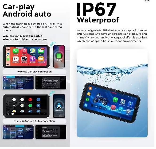 Navigation: Android-Auto Moto – Neuf avec emballage d'origine à Venthône par Rzenruffinen 3