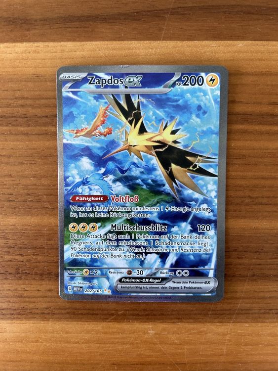 Zapdos Ex 3.5 Booster-Paket – 4 Booster + 3 Promokarten, Deutsch, Limitiert, Inkl. Heartforcards Versandschutz