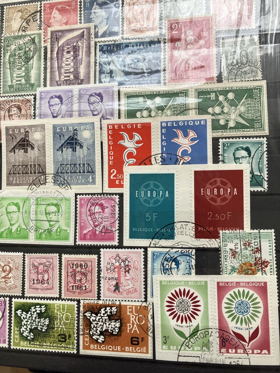 Alle Briefmarken: Belgien GB 6 Seiten – Gebraucht aus Cham von Diablo1232