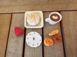 Puppenhaus-Zubehör Set-Frühstück