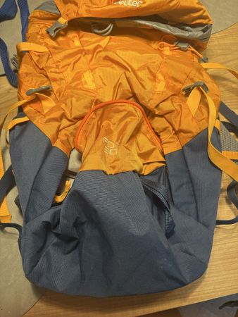 Wanderrucksack Deuter orange/blau guter Zubestand