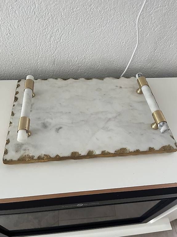 Servierplatten: marmor deko platte mit griffe  – Gebraucht aus Adligenswil von balboa5 2