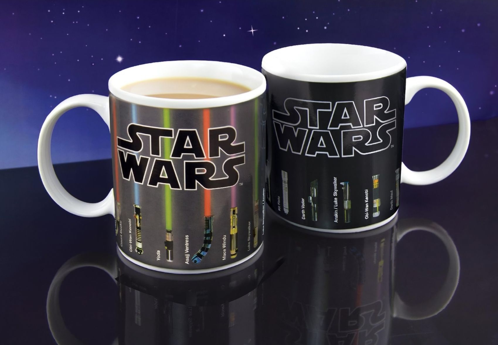 Star Wars Tazze: Star Wars Farbwechsel-Tasse Lichtschwert / Fabrikneu – Nuovo e nell'imballaggio originale da Schneisingen venduto da backstore24 1