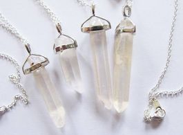Anhänger Quarz / Quartz mit Kette 46cm