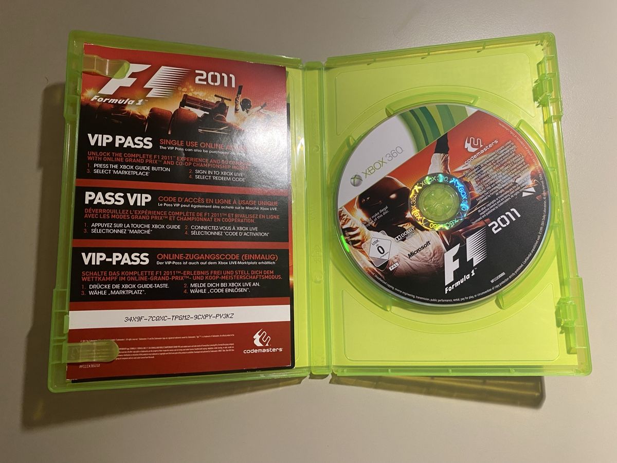 Microsoft Giochi: F1 2011 für Xbox 360 – Usato da Thunstetten venduto da Virus_33 1