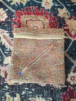 Tweed Kosmetiktasche/Etui mit Reissverschluss
