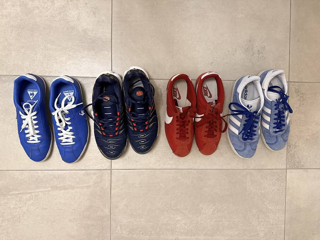 Scarpe da uomo: Lot de 4 paires de baskets taille 40 – Usato da epalinges venduto da Misterazz