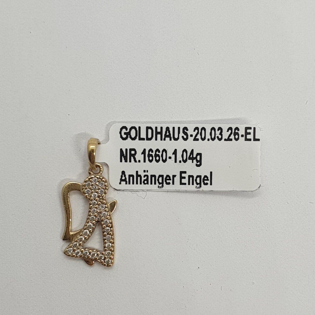 Anhänger: Echt 14K Gold - Engel Anhänger – Gebraucht aus Luzern von Goldhaus-Luzern 2