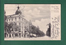 Gruss aus STEGLITZ - Grunewaldstrasse - 1906
