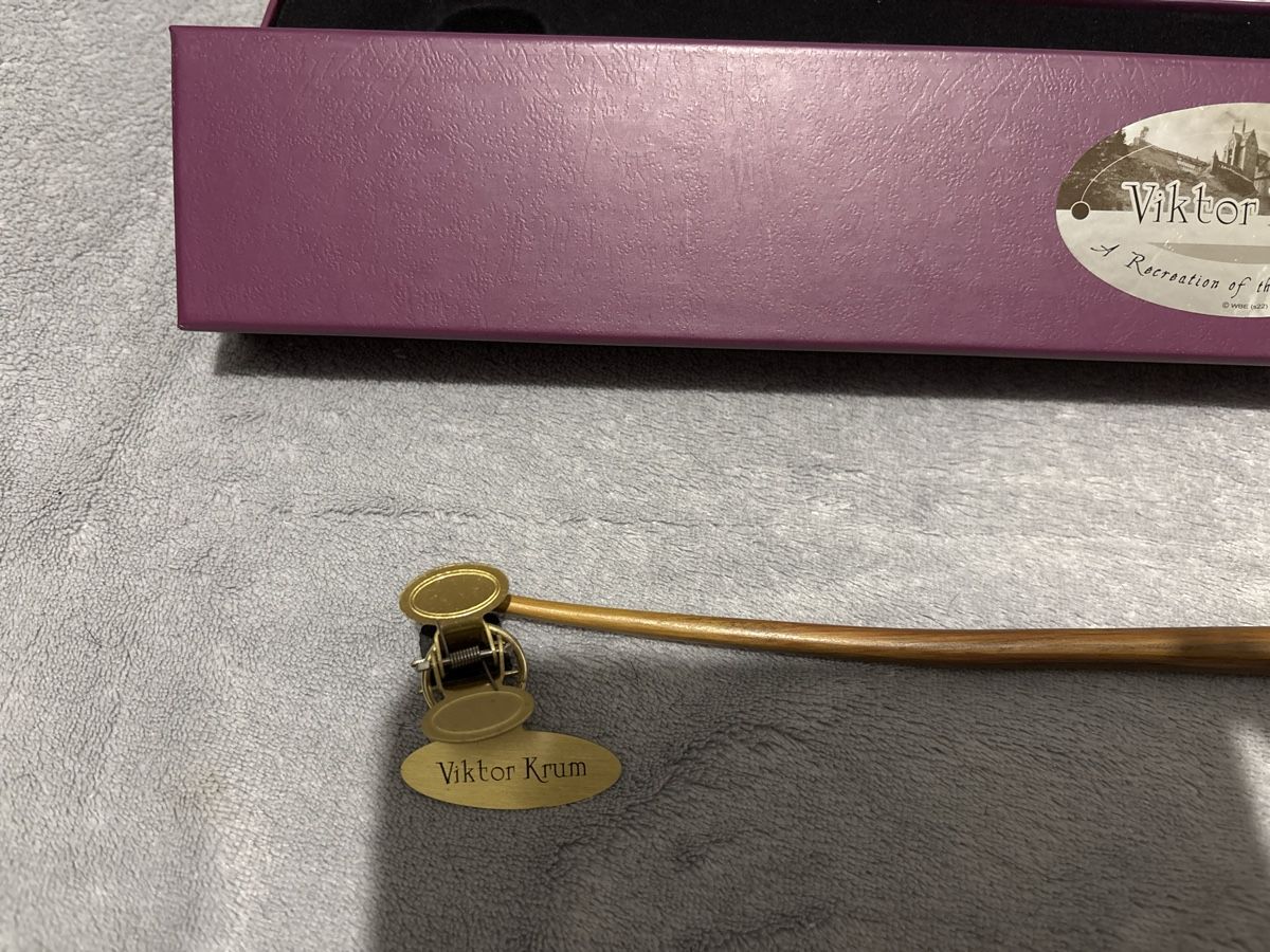 Statuette: Zauberstab Harry Potter Viktor Krum Neu mit Box – Nuovo (secondo la descrizione) da Zürich venduto da zimtstern45 2