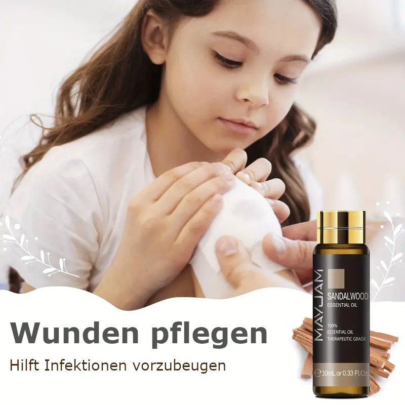 Ätherische Öle: Ätherisches Sandelholz öl 100% natürlich 10ml Luftbefeuchter – Neu und originalverpackt aus Hundwil von Equiply 4