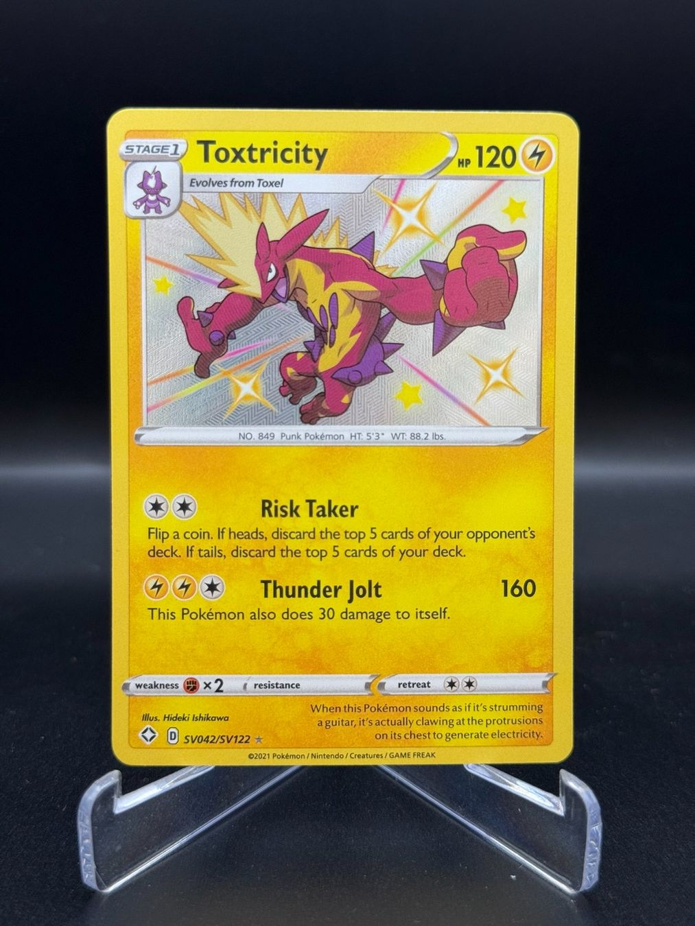 Pokémon Carte collezionabili: Toxtricity (SHF SV42) - Shiny – Usato da Birmensdorf ZH venduto da SnorlaxMail