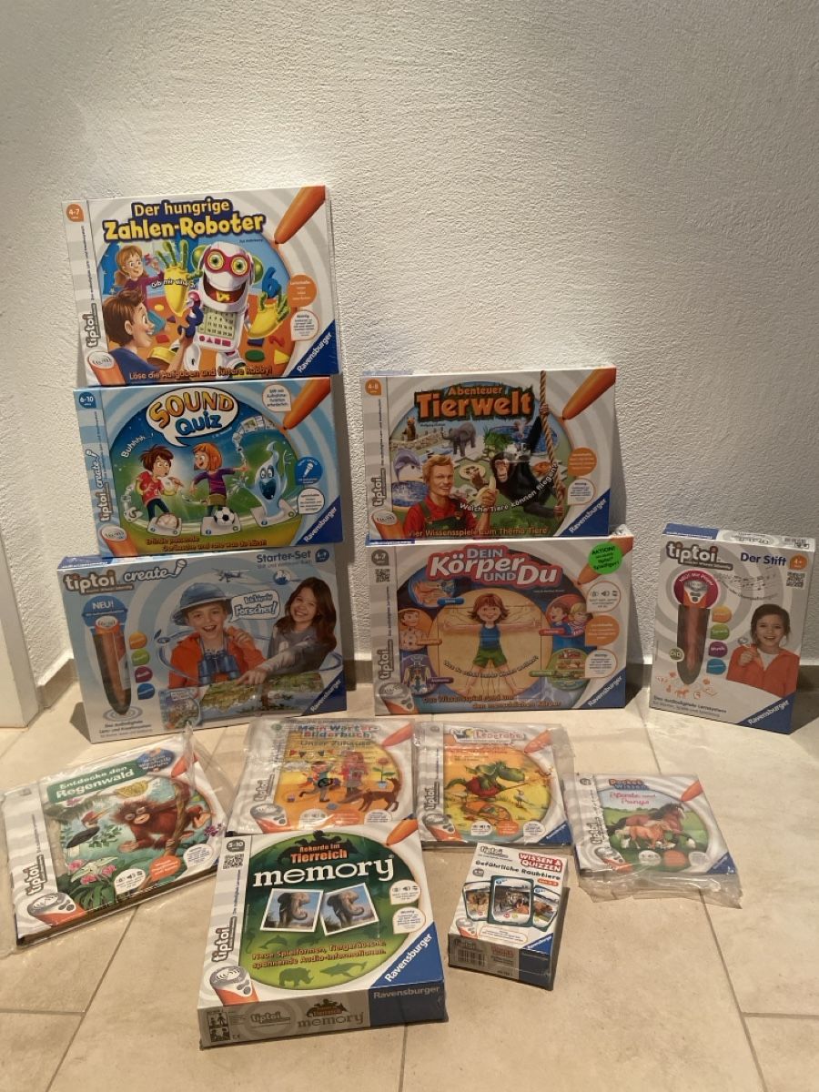 Tiptoi Giochi: Mega Tiptoi Set komplett neu und original verpackt!  – Nuovo e nell'imballaggio originale da Masein venduto da ladouce01