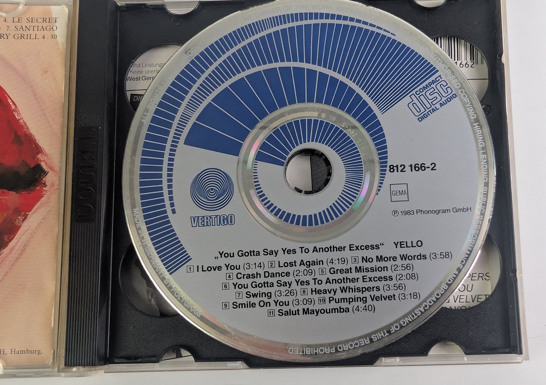 CD: Yello - One Second - CD - 1987 – Usato da Zürich venduto da axolottchen 4
