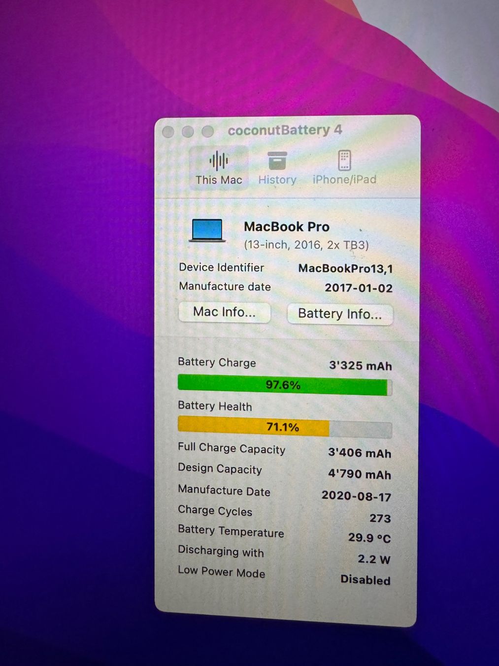 Apple Notebook: MacBook Pro 13 – Usato da Adliswil venduto da Busys 2