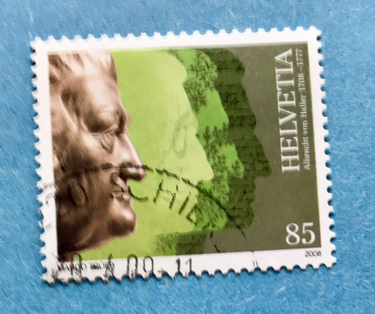 Tutti i francobolli: Nr.1258 Albrecht von Haller GESTEMPELT   – Usato da Aarau venduto da Billa007