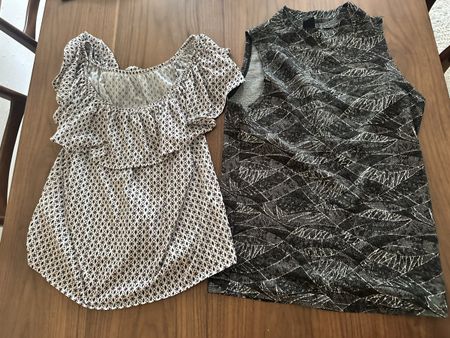 Lot de deux tops femme taille S