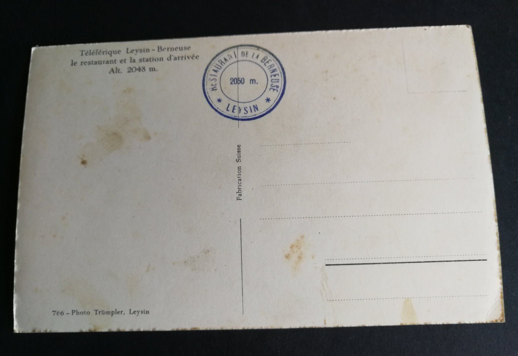 Cartoline postali: Leysin-Berneuse 2048 m. – Usato da Malans GR venduto da soboru 1