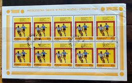 POLEN POLSKA feuillet ** Coupe du Monde à Londres, 1966