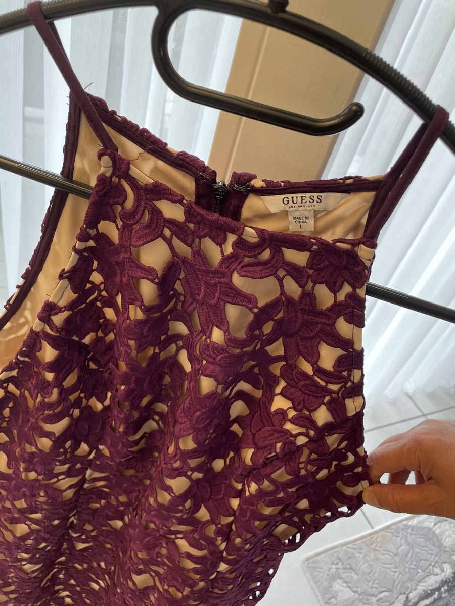 Guess Vestiti: Violettes Kleid, Marke Guess, Grösse L – Usato da Bern venduto da Gule69 1