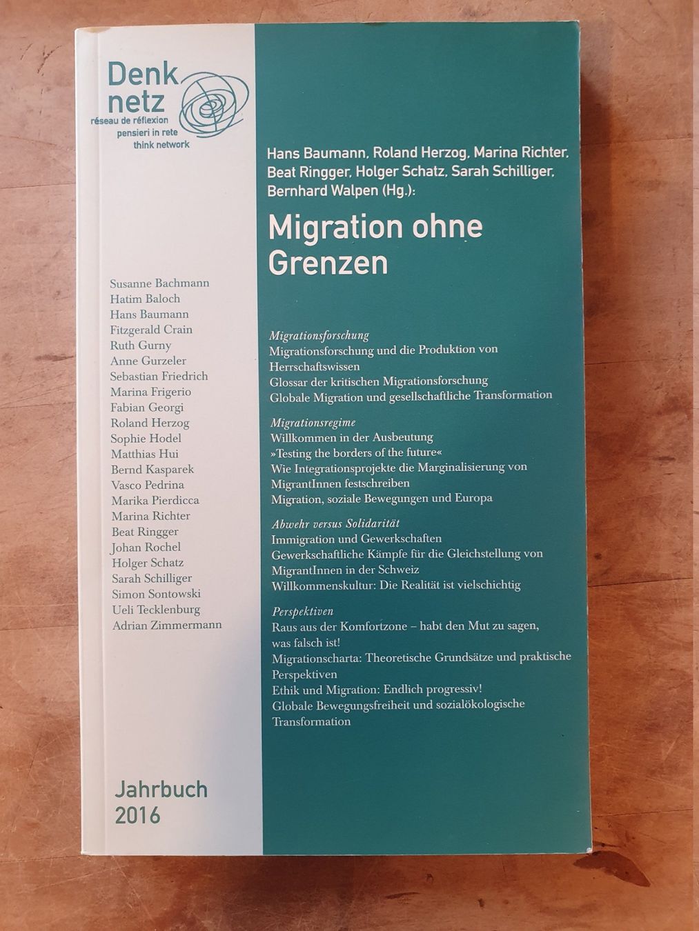 Bücher: Migration ohne Grenzen - Jahrbuch 2016 – Gebraucht aus Zürich von loosebone