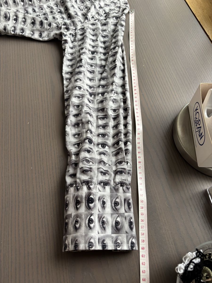 Camicie: Hemd mit Augenmuster – Nuovo (secondo la descrizione) da Frauenfeld venduto da getvintage 5