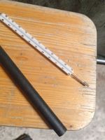 Analoges Fieberthermometer Glas mit Etui Vintage 