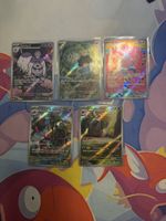 Pokémon Art Rare Karten Set – 5 Karten – Top Zustand