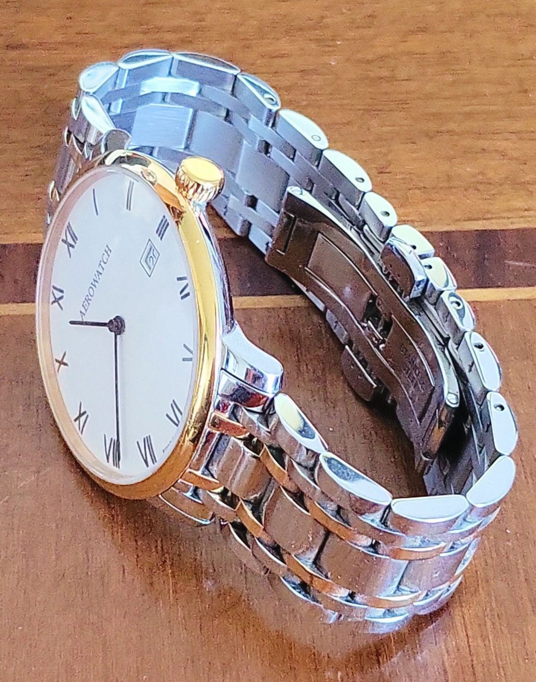 Aerowatch Orologi: Aerowatch Heritage Slim Men's Watch – Usato da Muttenz venduto da Mithrur 6