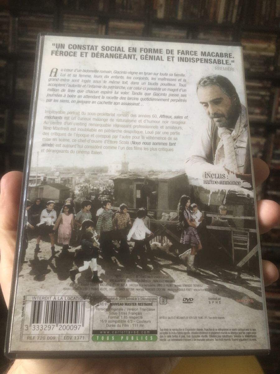 Tutti i DVDs: Affreux, sales et méchants - dvd – Nuovo (secondo la descrizione) da Lausanne venduto da fransadpop 1