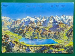 Brienzersee - Panoramakarte - Brienz