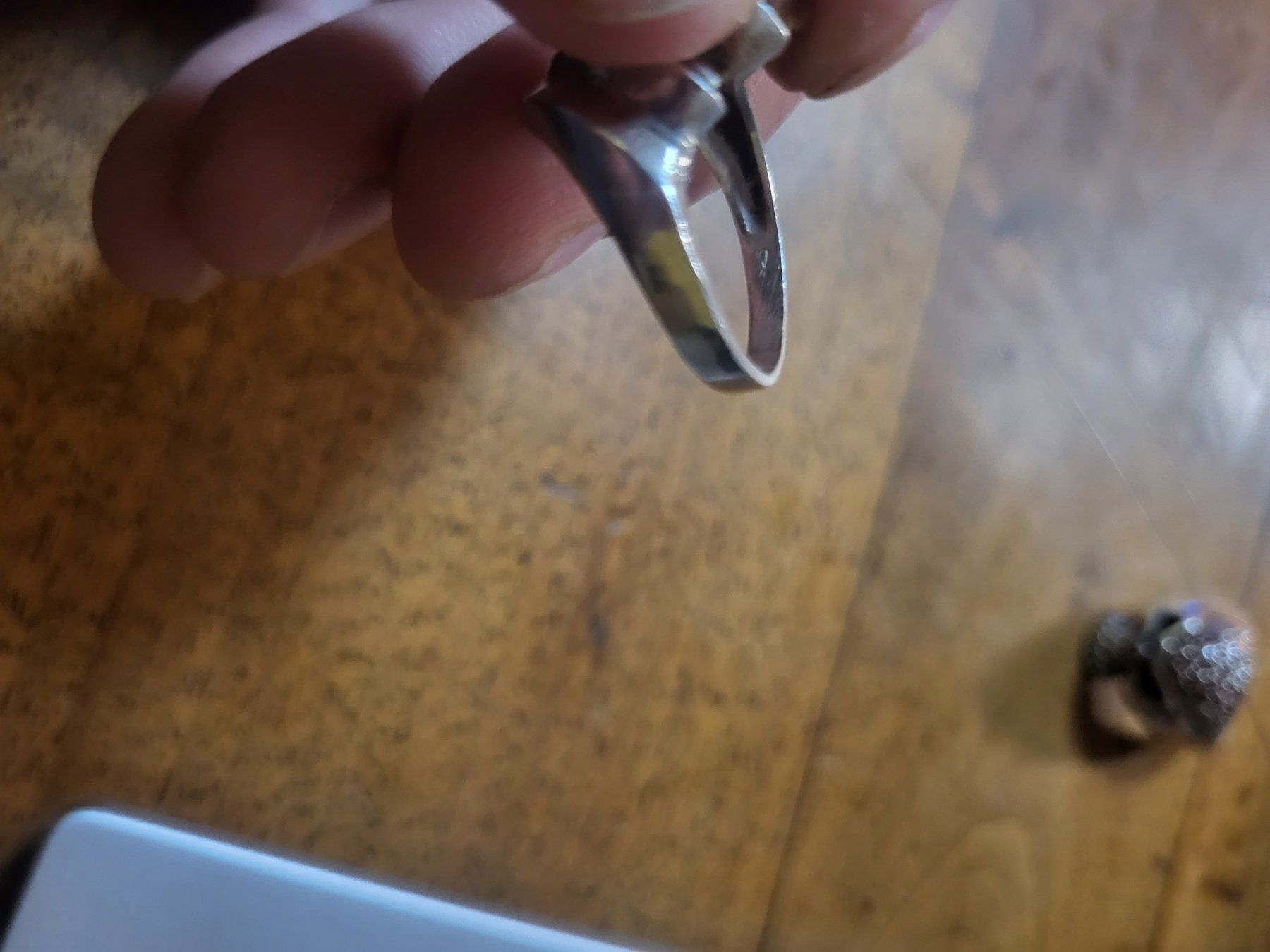 Ringe: Silberring Totenkopf mit roten Steinen – Gebraucht aus Bonau von Jaco82 5