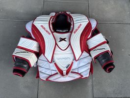 Eishockey Goalie Weste Brustpanzer Bauer 1X Grösse M