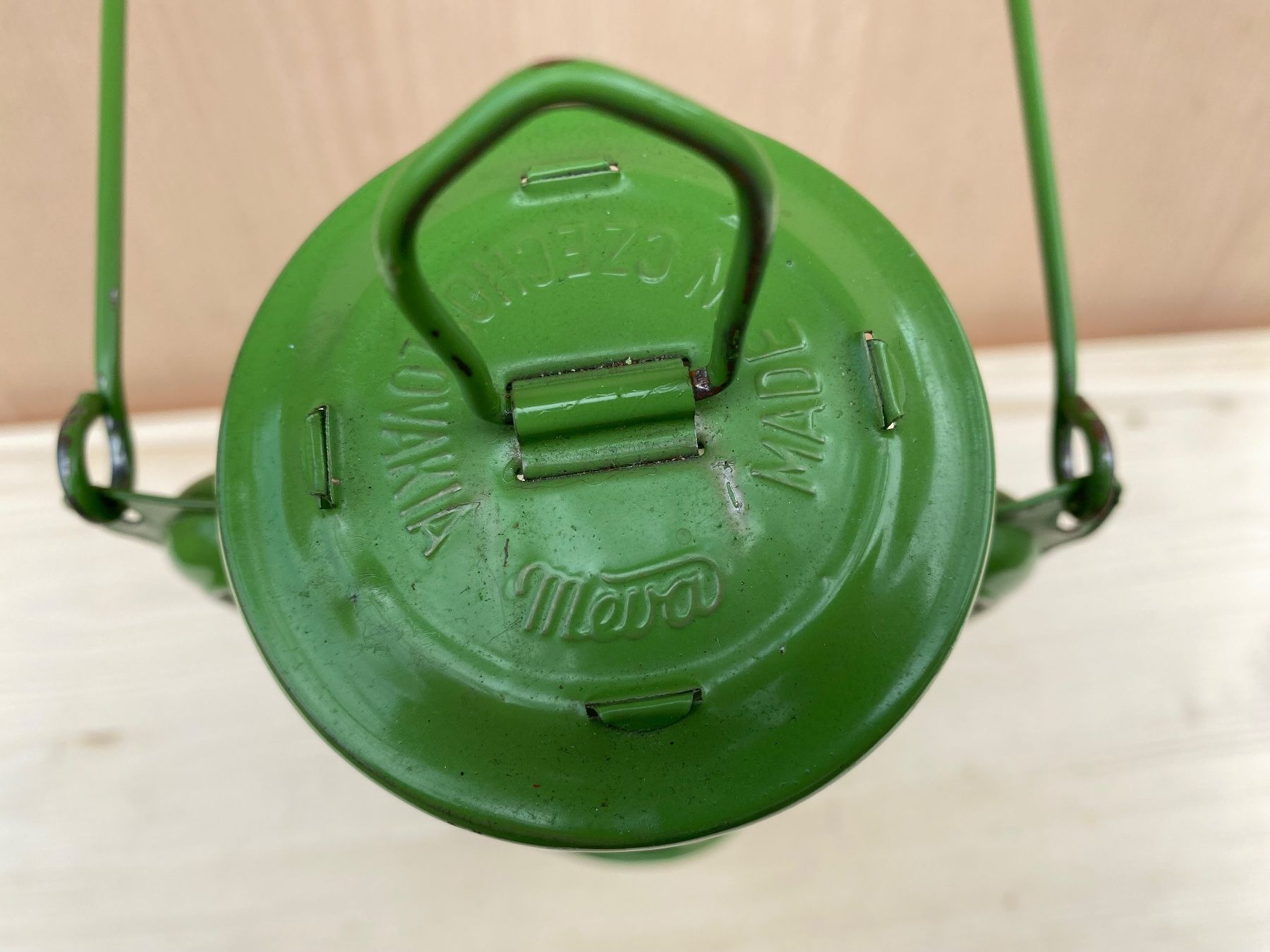 Lampade: schöne alte Meva Petrollampe / Sturmlampe – Usato da Feldbach venduto da Olive1 5