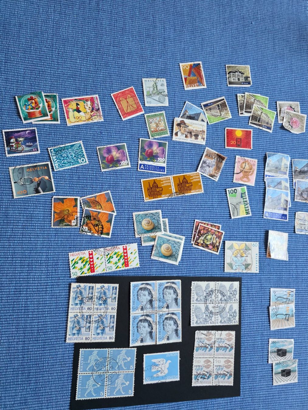Tutti i francobolli: diverse Briefmarken Schweiz gestempelt – Usato da Riehen venduto da robs2026 1