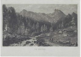 Ansichtskarte nach Original Stich: Das Kohlthal