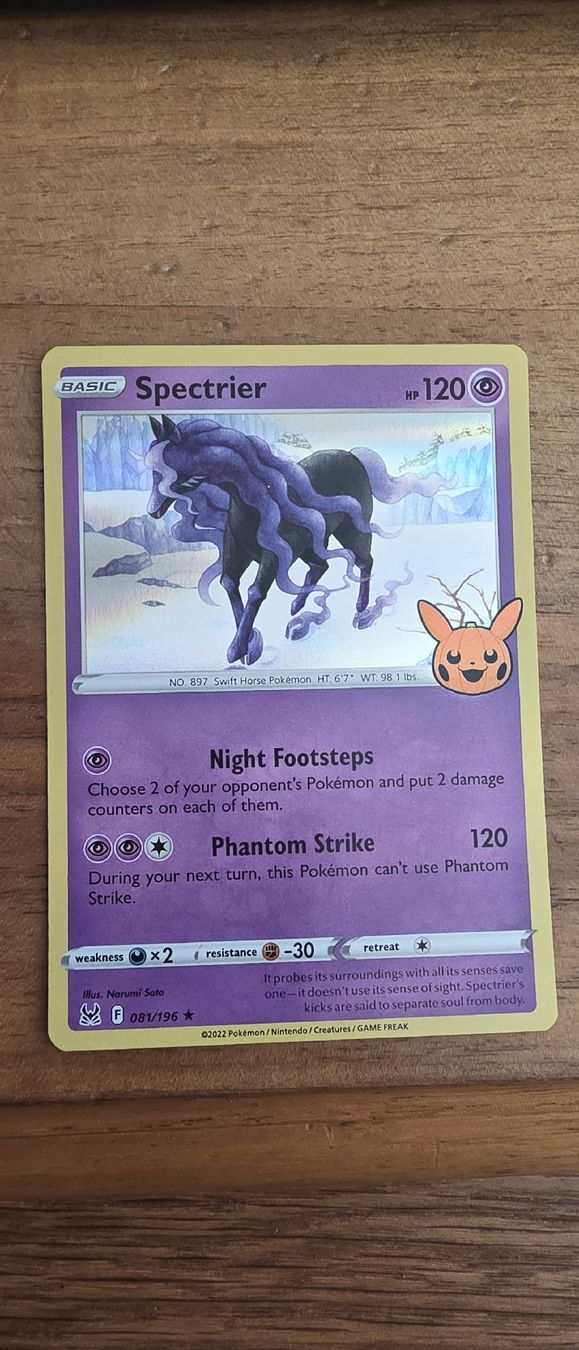 Pokémon Carte collezionabili: Pokemon Karte Spectrier – Nuovo (secondo la descrizione) da Meilen venduto da simonio13