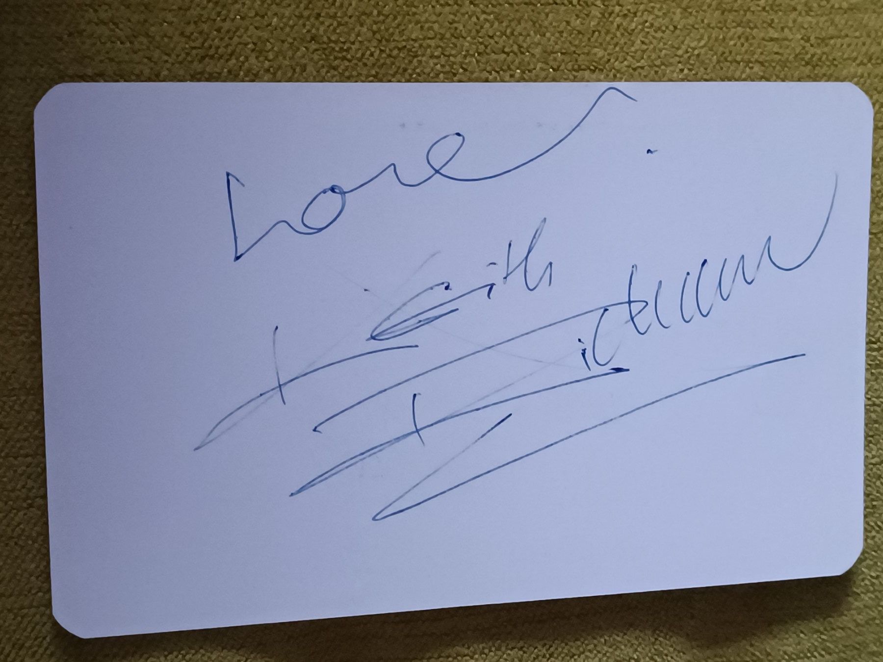 Autografi: Keith Richards & Mick Jagger - handsigniert – Usato da Menziken venduto da Artographs 2