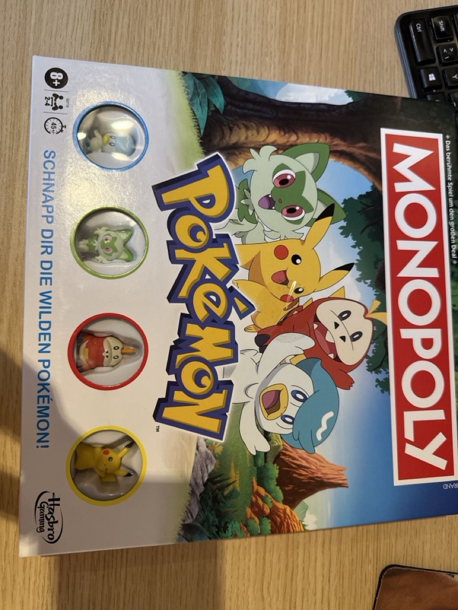 Hasbro Giochi: Monopoly Pokémon Edition neu unbenutzt – Nuovo (secondo la descrizione) da Hindelbank venduto da ljordan 2