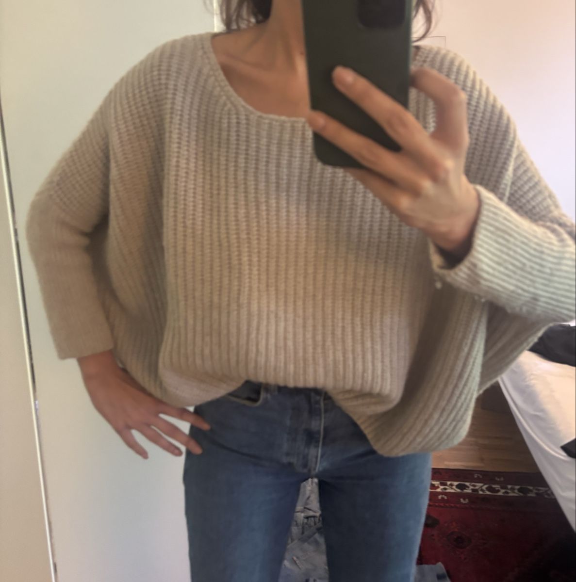 Maglioni & Felpe: Nico Wollpullover Strickpullover Beige - one size – Nuovo (secondo la descrizione) da Zürich venduto da marykari37