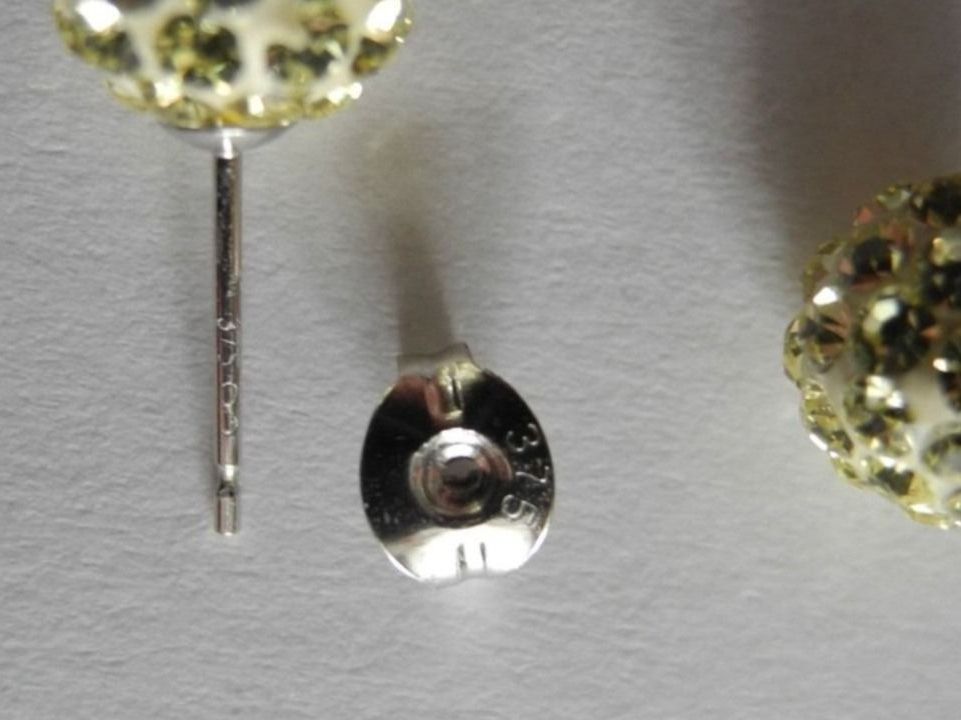 Ohrringe & -stecker: Ohrstecker  375 Gold  Weissgold – Neu (gemäss Beschreibung) aus Balsthal von qwer24 2