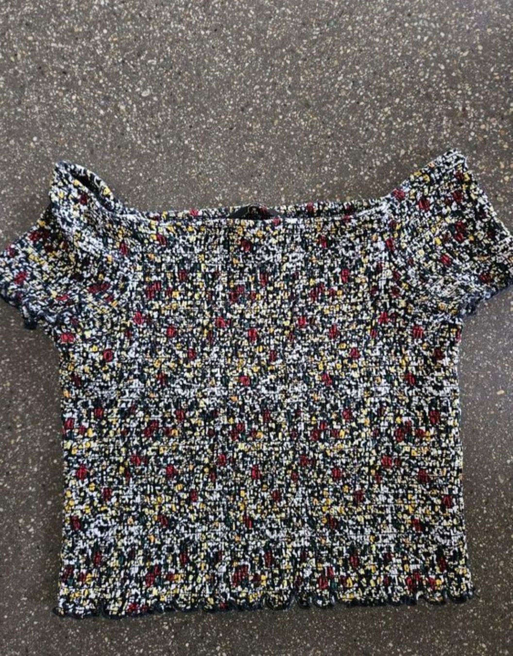 Only Top: Blumen Muster Top, Carmenstil Grösse M – Nuovo (secondo la descrizione) da Ormalingen venduto da nomolnoi 2