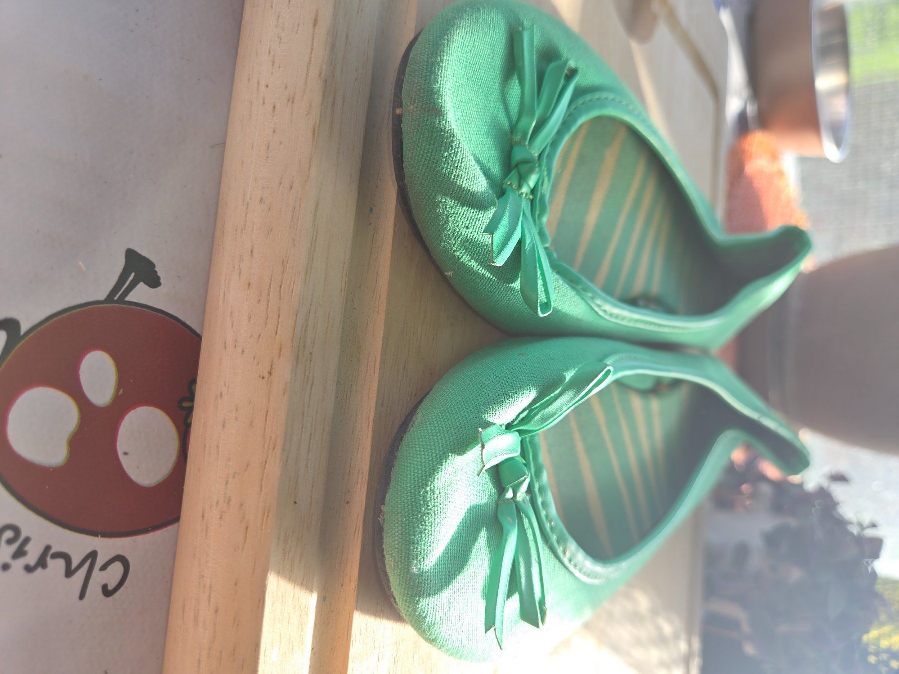 Scarpe da donna: Ballerines vertes printemps/été, taille 38 – Usato da Brügg BE venduto da rup_p6cw 1
