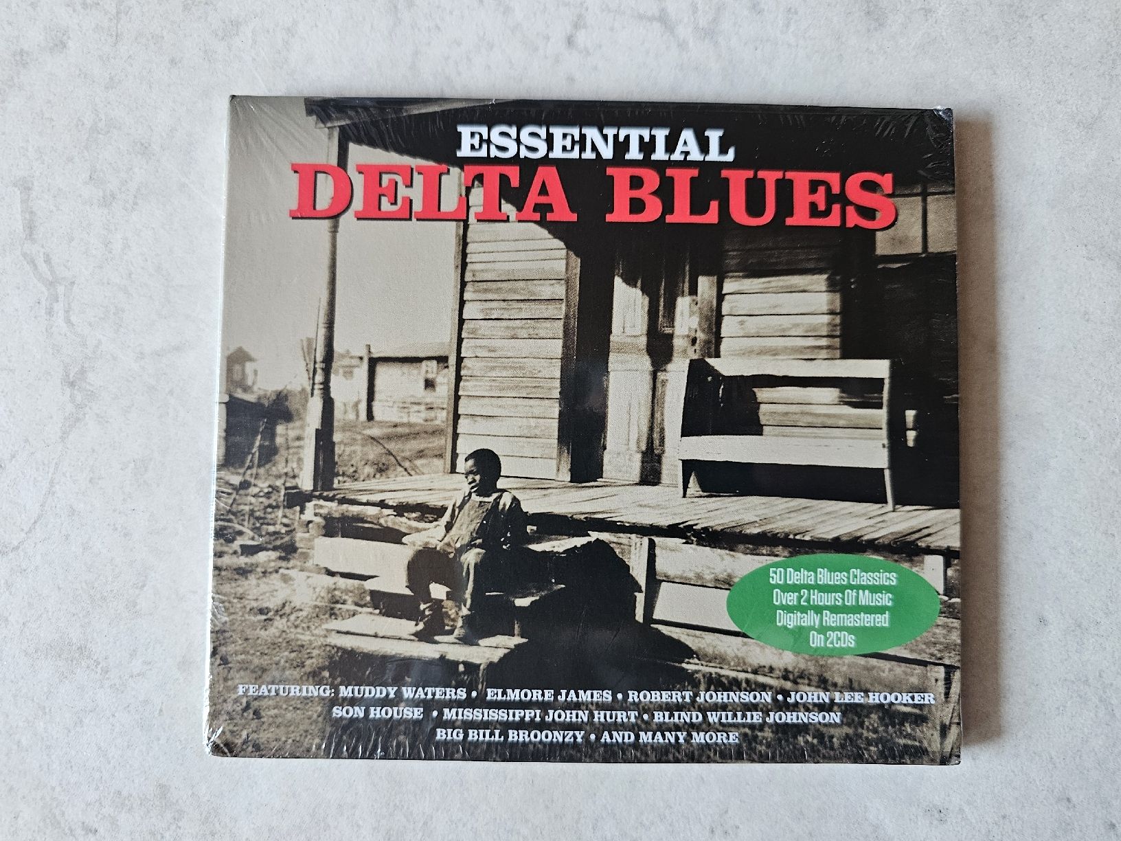 CD: Essential Delta Blues  /  2 CD Set Remastered Fabrikneu – Nuovo e nell'imballaggio originale da Schneisingen venduto da backstore24