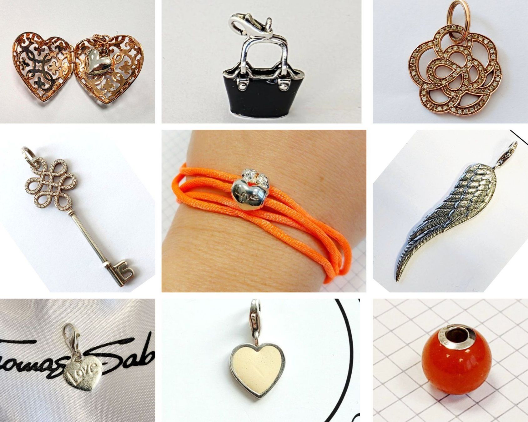 Thomas Sabo Ciondoli: Thomas Sabo Charm Love, Silber 925 – Usato da Madetswil venduto da triforuz 4