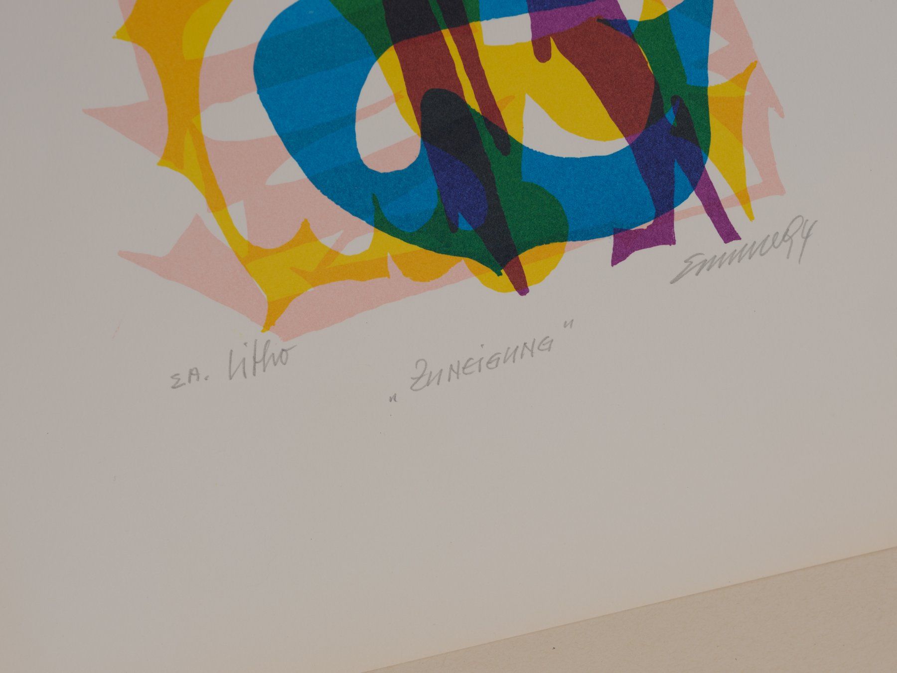Grafica & Litografie: Walter Emch 3 Lithographien (enbloc) – Usato da Zürich venduto da 000rk 4